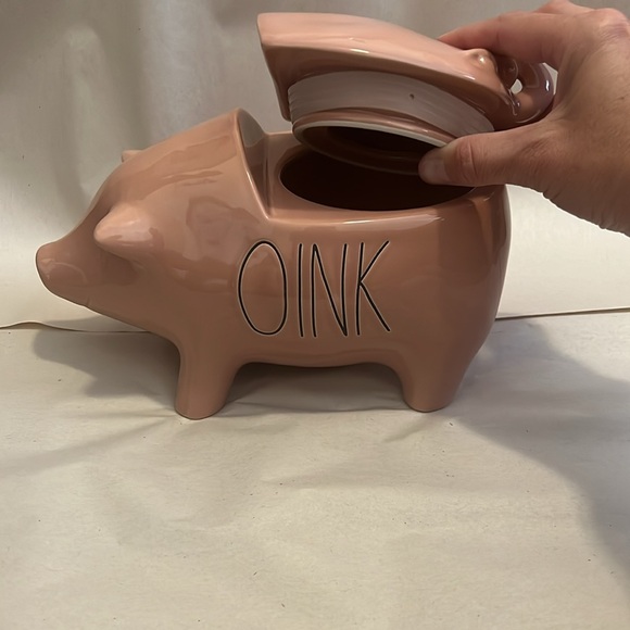 Rae dunn pink oink cookie jar - Picture 2 of 3